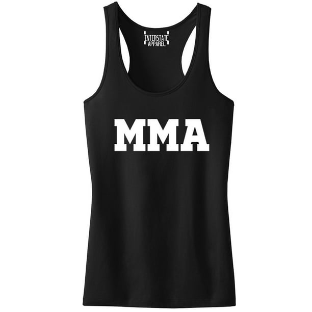 Juniors Old School MMA V441 Gray Space Dyed Racerback Tank Top 